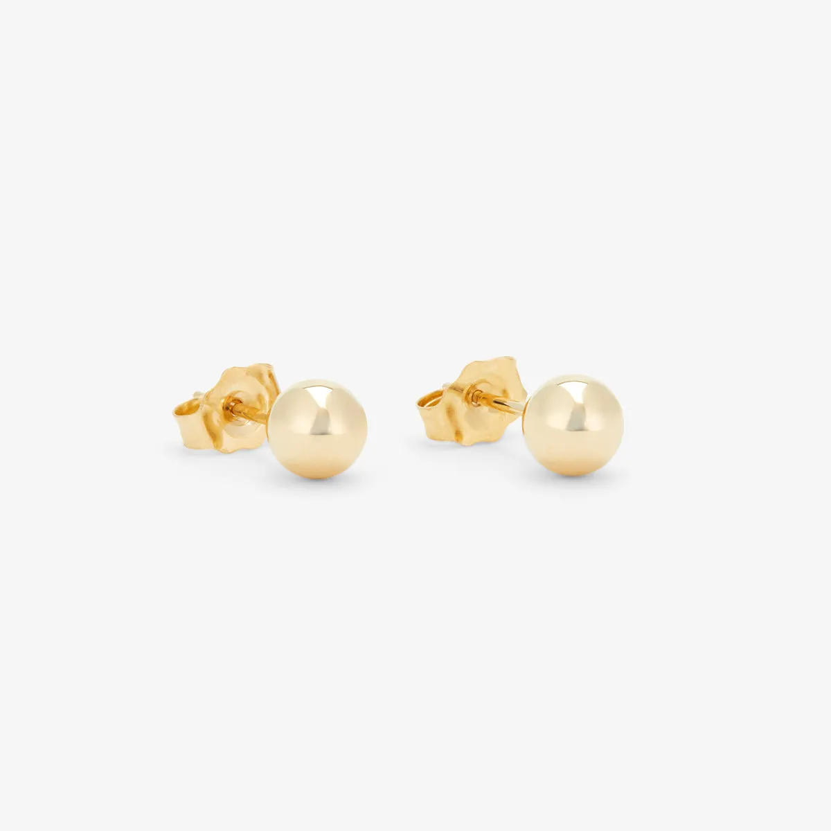 E7605 | 5mm Golden Ball Studs