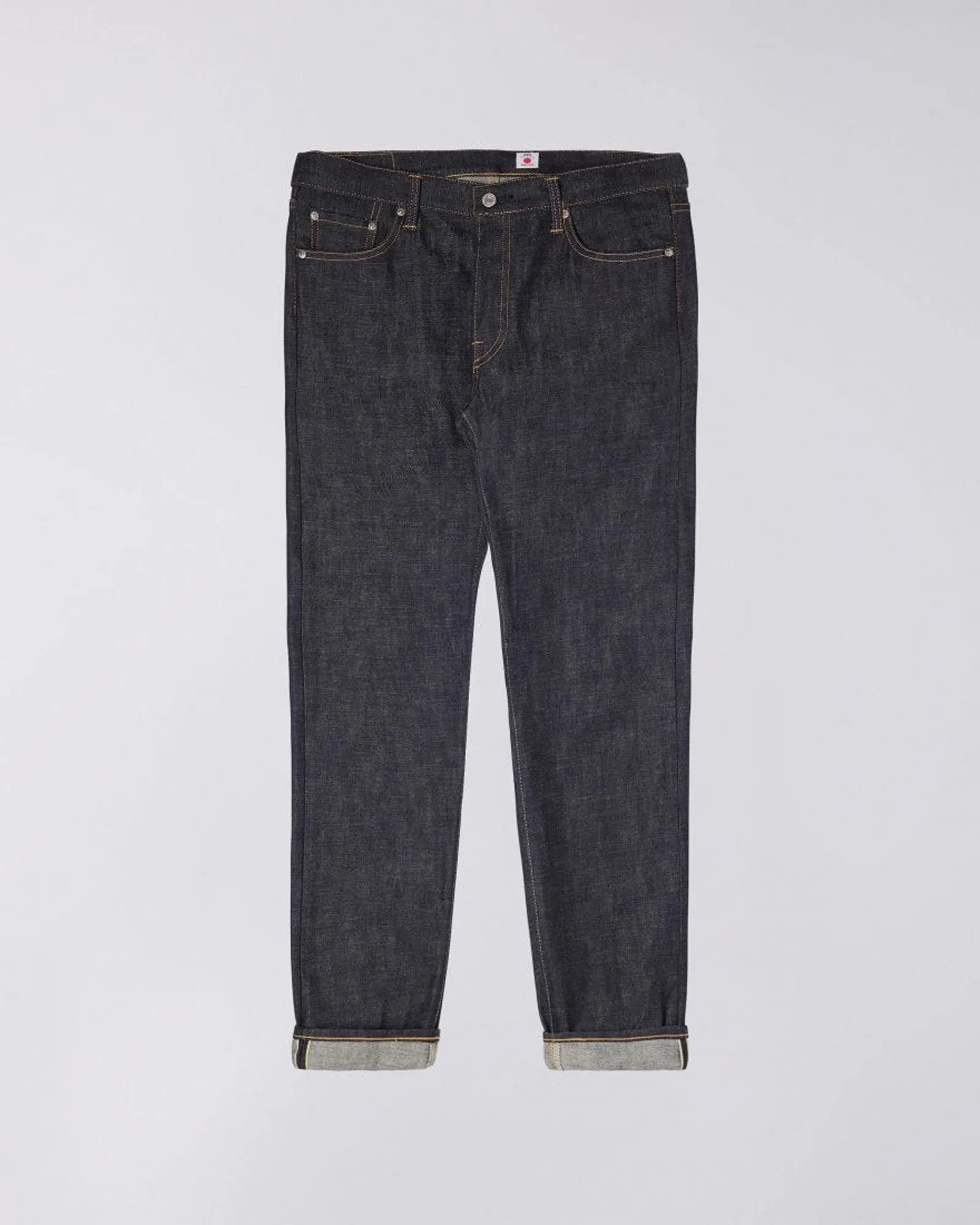 Edwin Made In Japan Regular Tapered Mens Jeans - 13.5oz Kaihara Dark Pure Indigo Rainbow Selvage Denim / Blue Unwashed