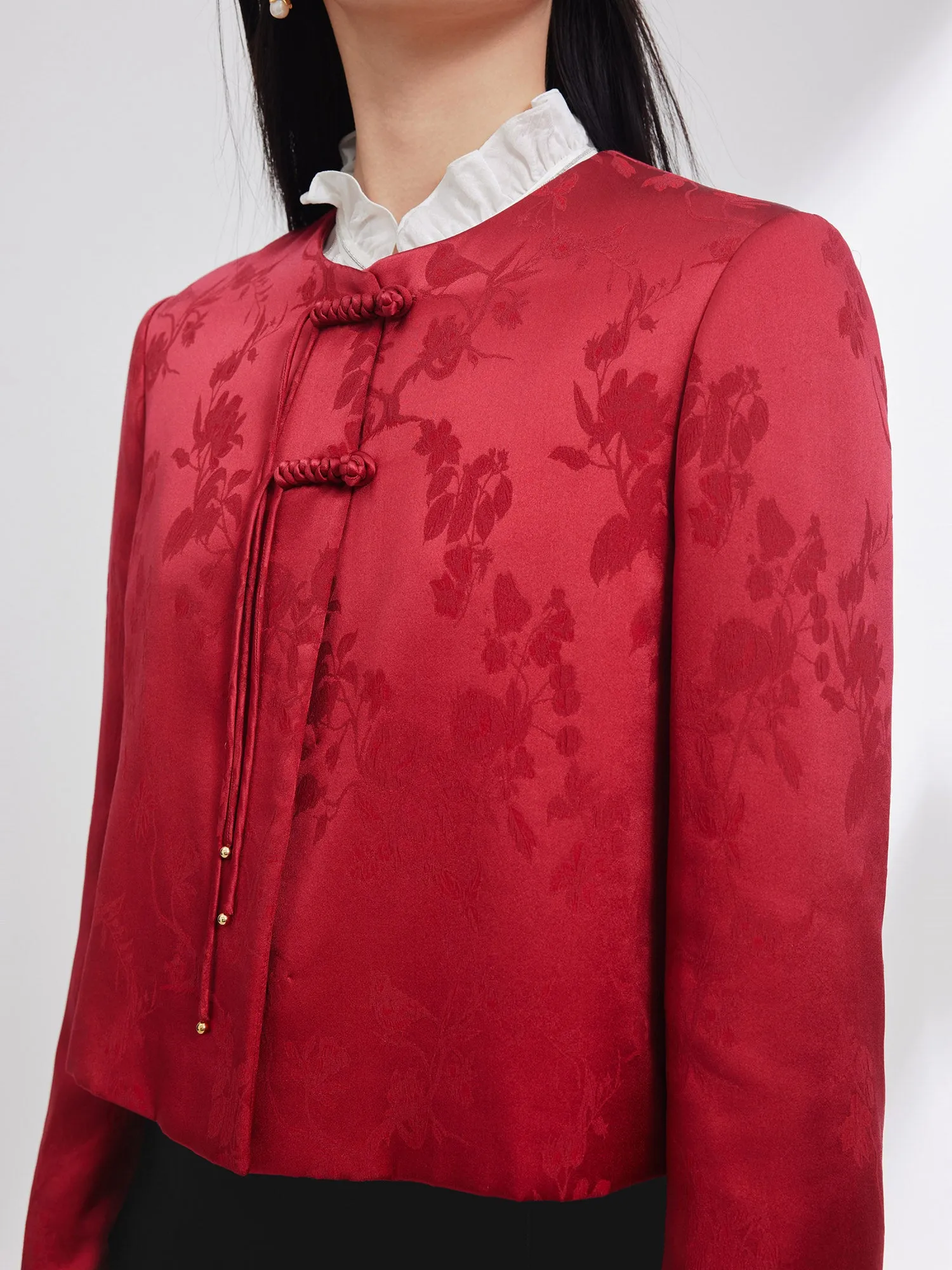 EP YAYING Satin Chinese-style Jacket