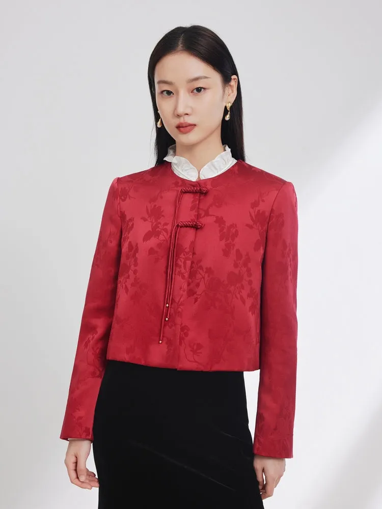 EP YAYING Satin Chinese-style Jacket