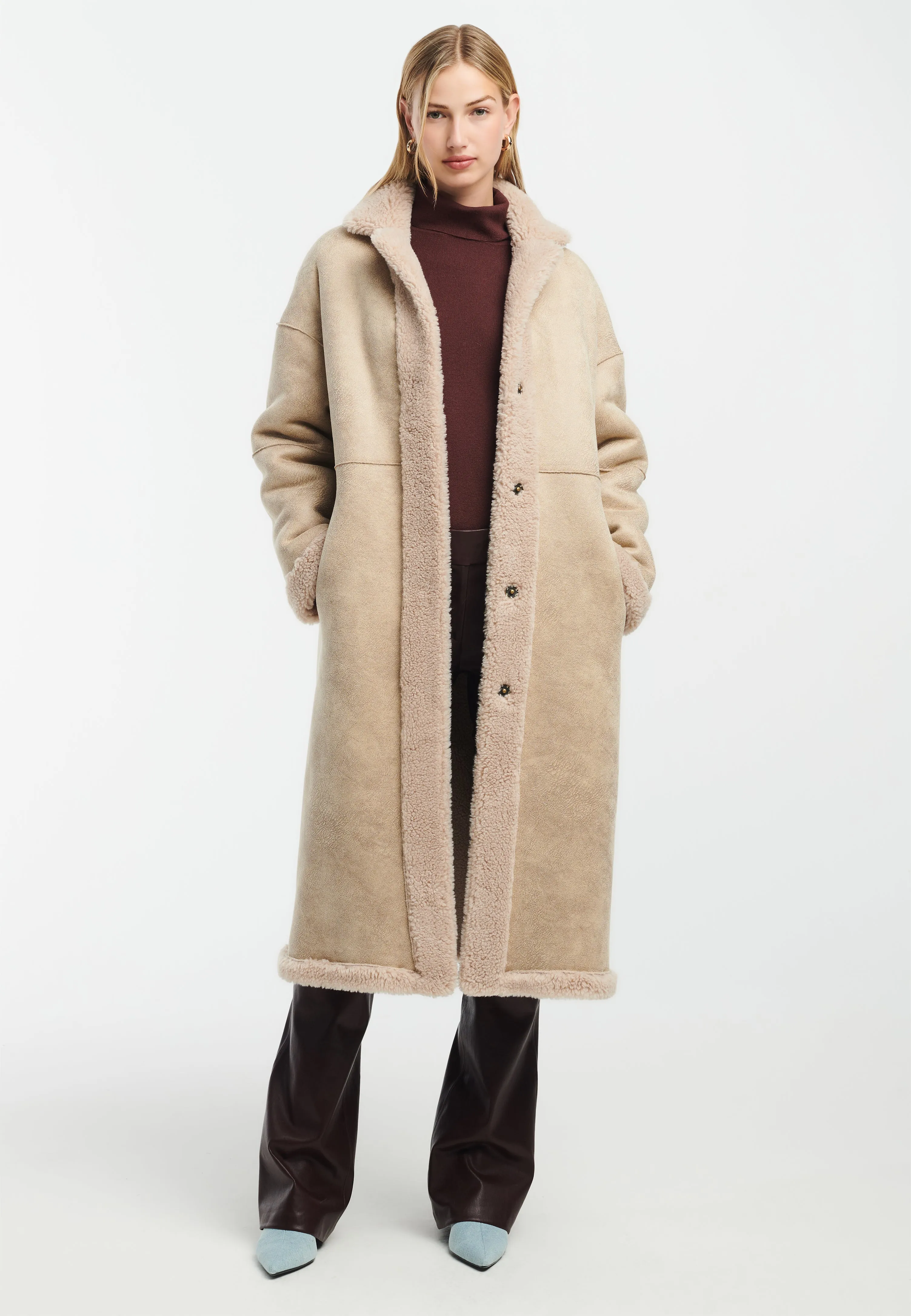 FLORENCE Teddy Wool Coat