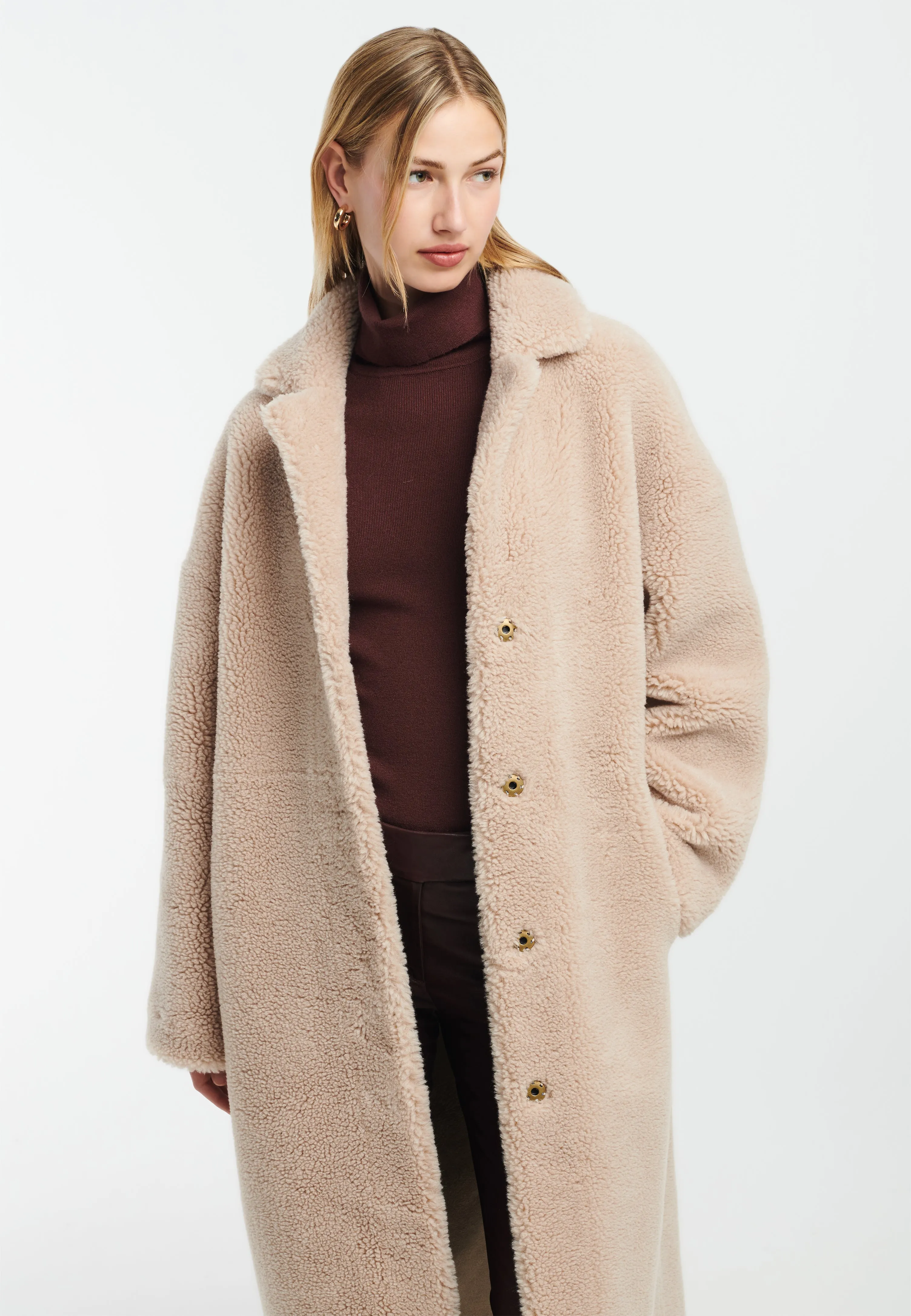 FLORENCE Teddy Wool Coat