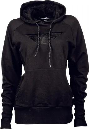 FLY RACING LACED PULLOVER HOODIE BLACK M/L 358-00902