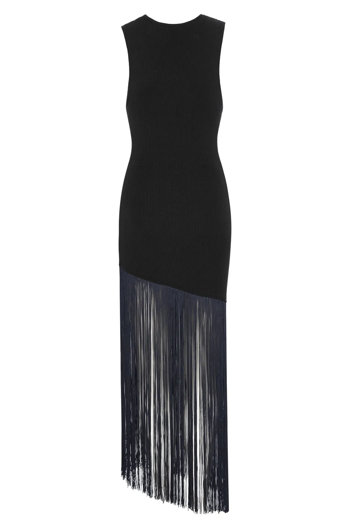 Fringe Hem Tank Dress