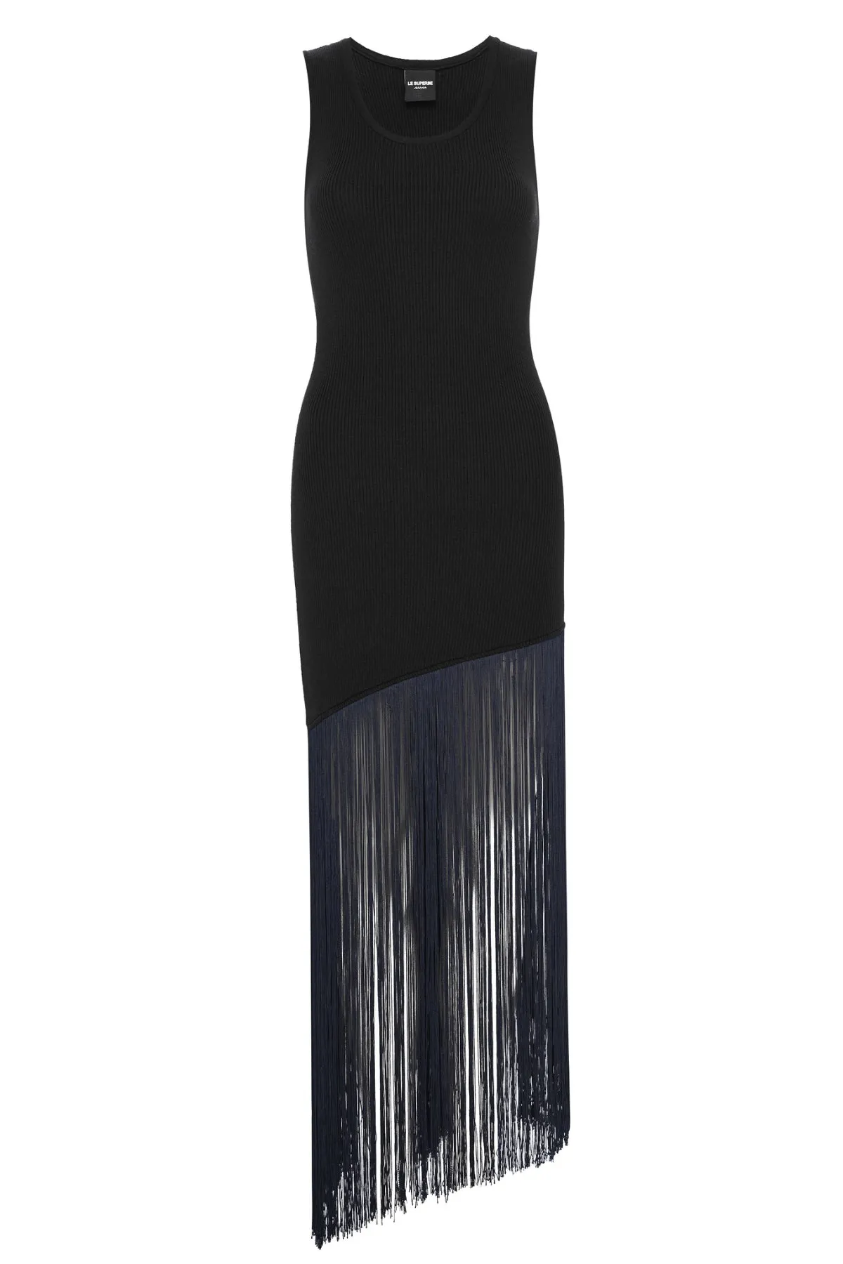 Fringe Hem Tank Dress