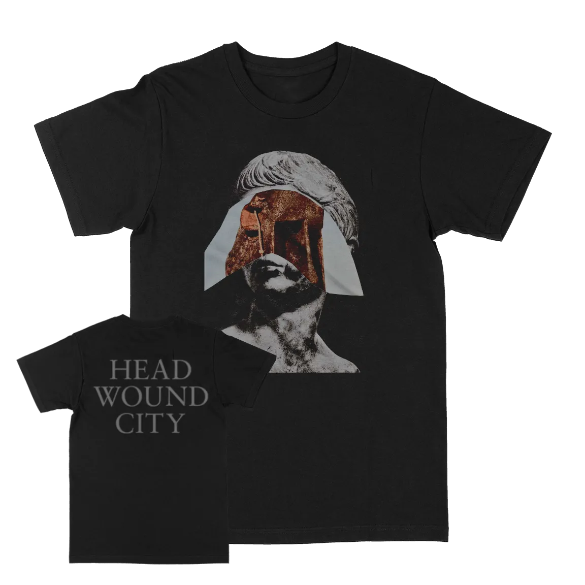 Head Wound City “Brown Face” Black T-Shirt