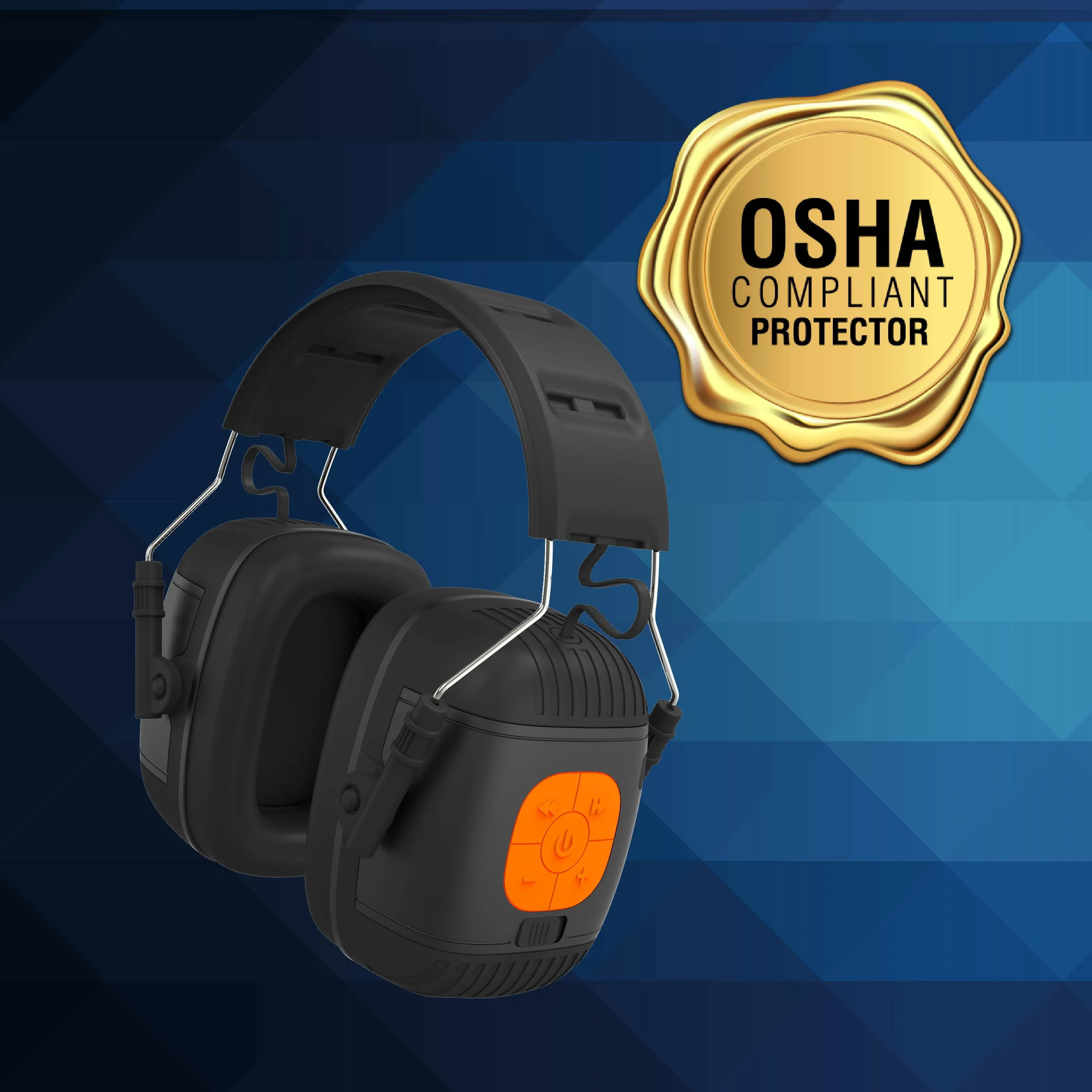 HEARING PROTECTION EAR MUFFS Osha-Compliant Bluetooth Headphones Sound Guards