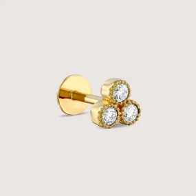 Henrietta Piercing Earring white Diamonds