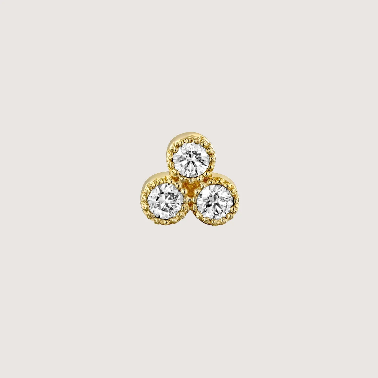 Henrietta Piercing Earring white Diamonds