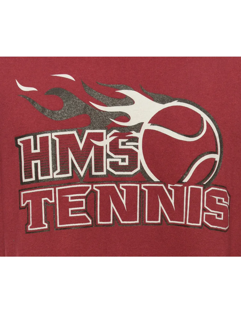 HMS Tennis Printed T-shirt - XL