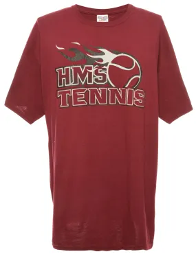 HMS Tennis Printed T-shirt - XL