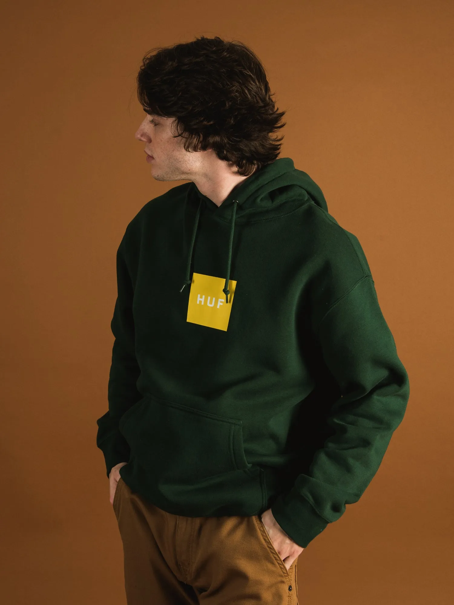 HUF ESS BOX LOGO HOODIE  - CLEARANCE