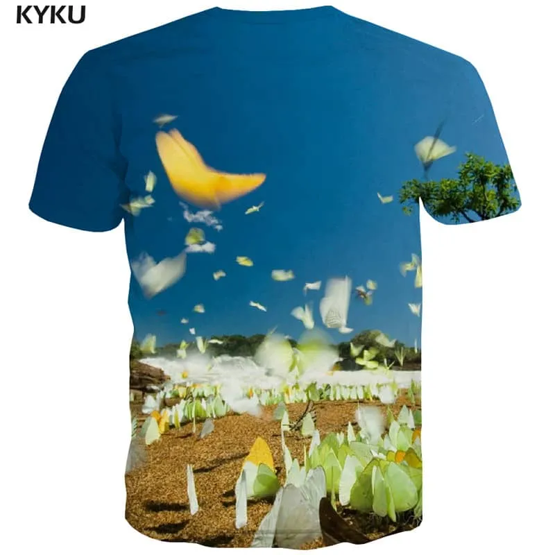 insect t shirt clothing plant art costume beautiful Cool men