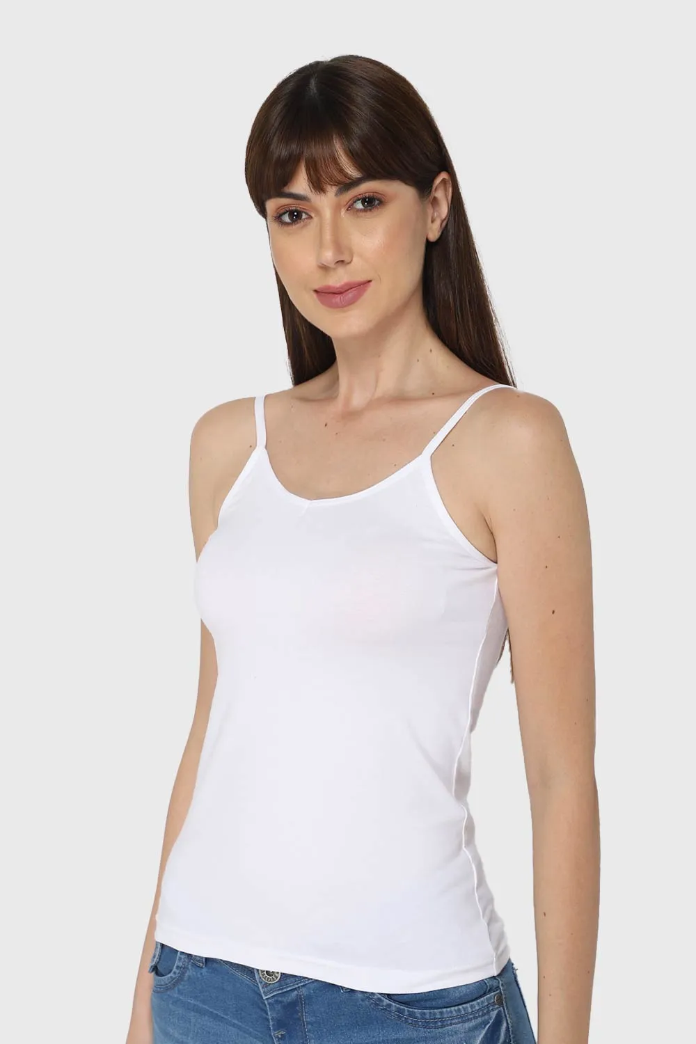 Intimacy Full Coverage Cotton Slip Camisole – CL04 | Non-Padded, Non-Wired & Seamless