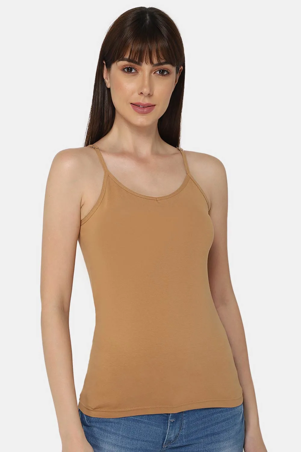 Intimacy Full Coverage Cotton Slip Camisole – CL04 | Non-Padded, Non-Wired & Seamless