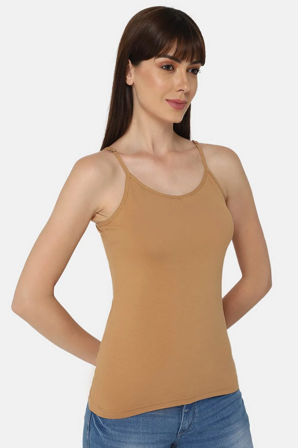 Intimacy Full Coverage Cotton Slip Camisole – CL04 | Non-Padded, Non-Wired & Seamless