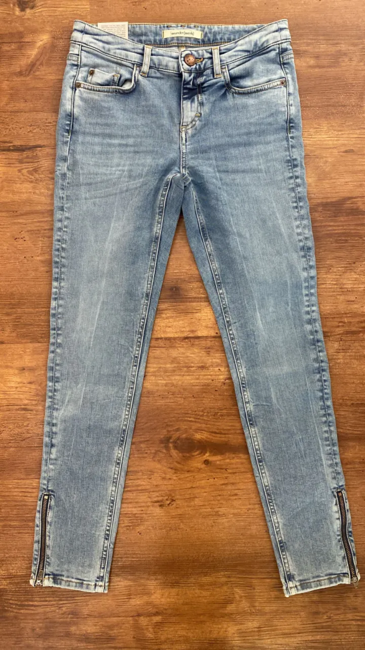 Jeans Amber slim zip 7/8 | wunderwerk