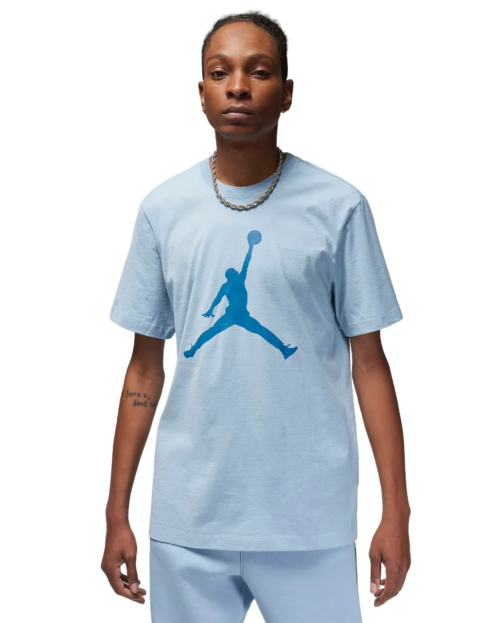 Jordan maglietta manica corta da uomo Jumpman CJ0921-436 celeste