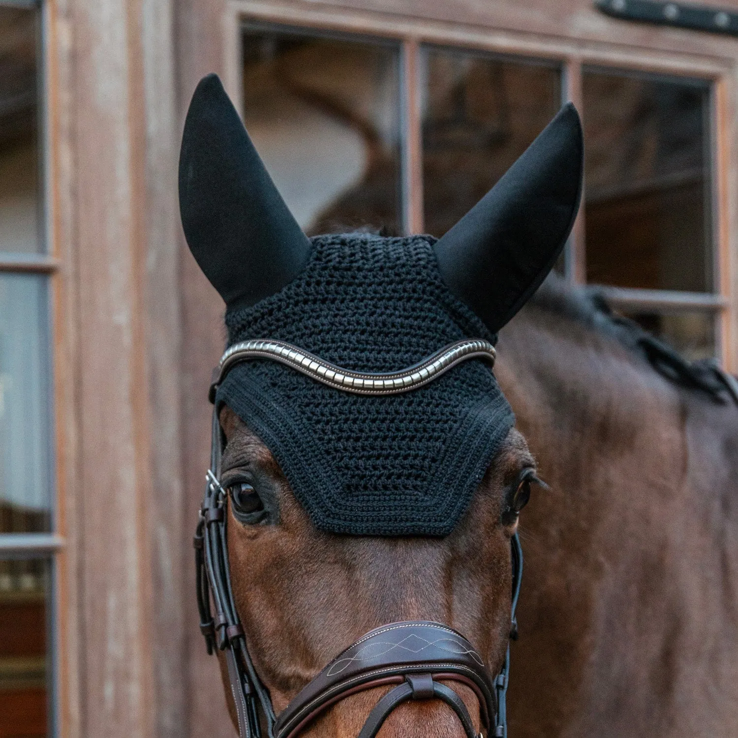 Kentucky Horsewear Wellington Soundless Fly Veil - Black