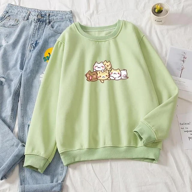 Kwaranting Kitties Pullover Sweater