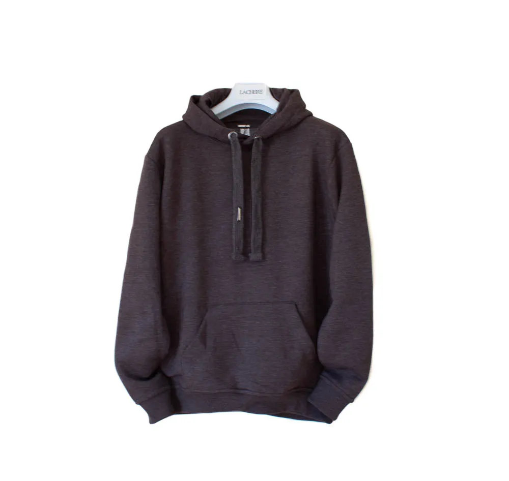 LACHERE Cotton Hoodie, Dark Grey