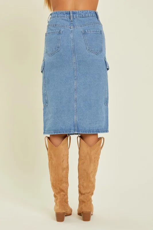 Larsa Denim Skirt