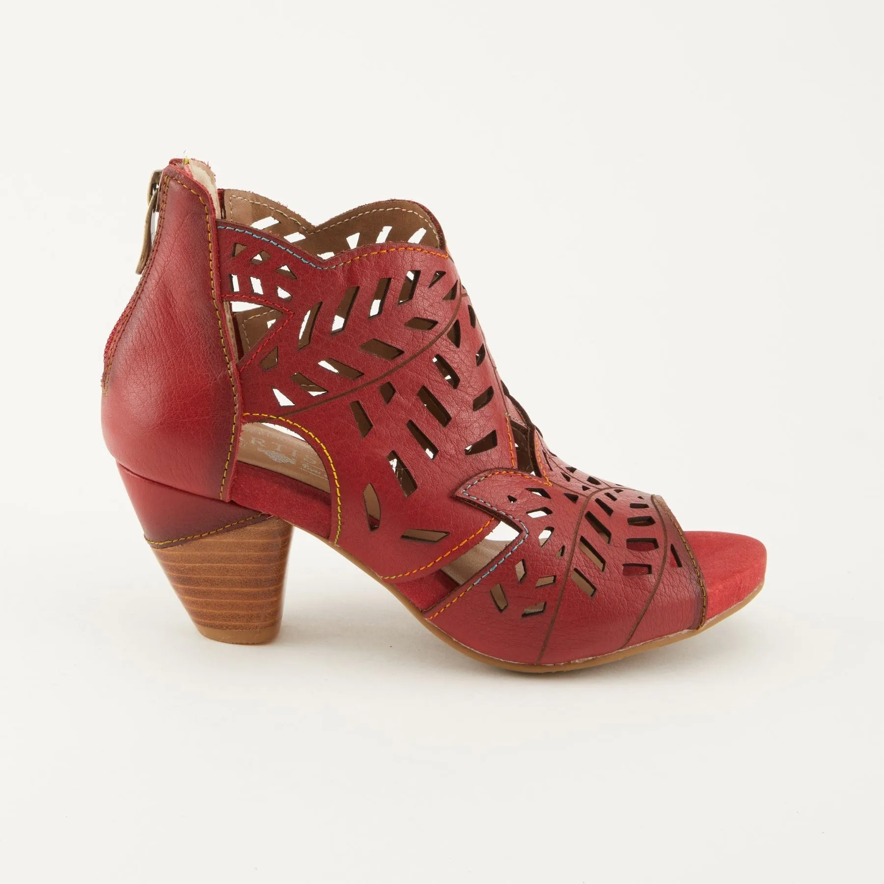 L'Artiste Women's Icon Fleur Heels- Red