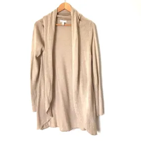 Leith Beige Open Knit Long Cardigan- Size XS