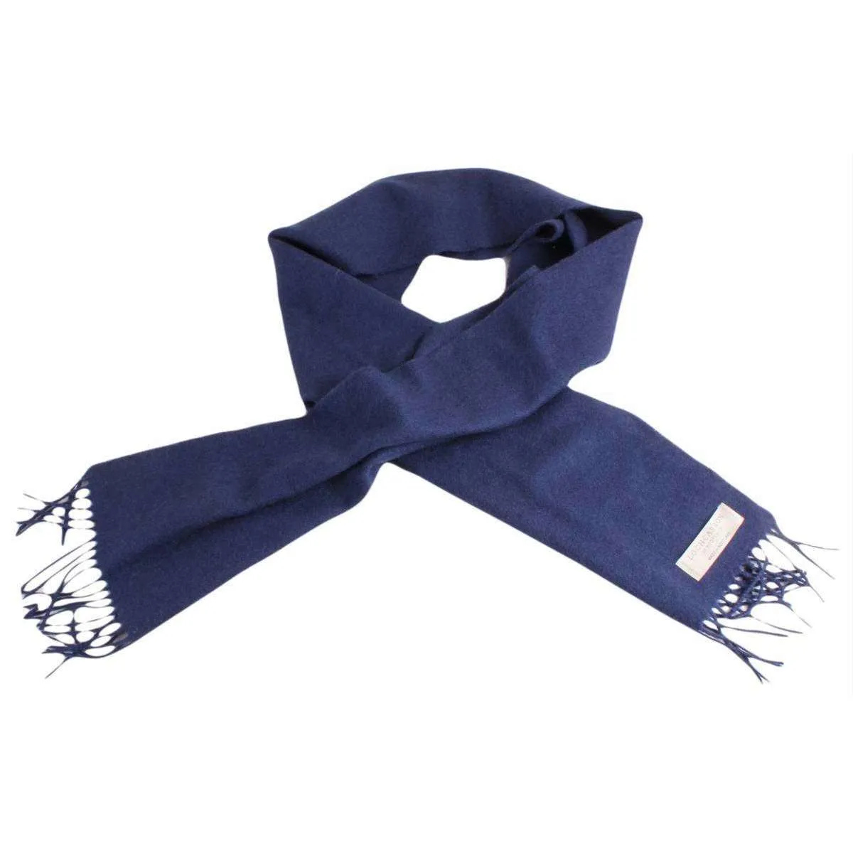 Locharron of Scotland Lambwool Scarf - Navy