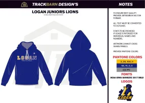 Logan-Junior-Lions Boys  Pullover Hoodie