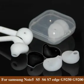 Lot Silicone Earphone Case Earpads Ear Caps For Samsung S6 S7 edge G9250 G92000 Gel Ear In-Ear Tips Eartips Ear Buds Cups