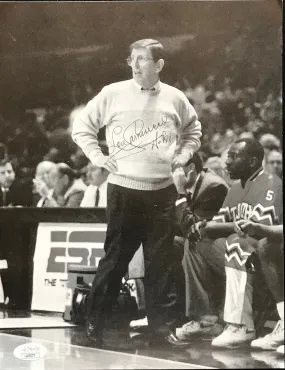 Lou Carnesecca Autographed 8x10 Photo (JSA)