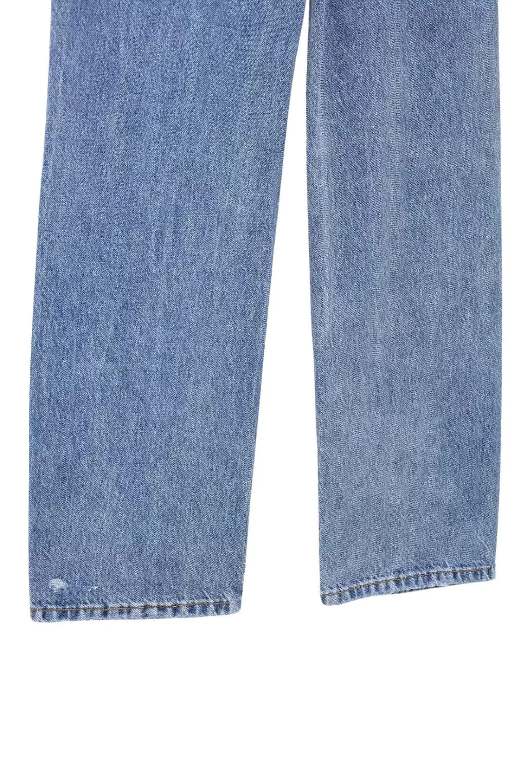 'Louise 'Euro Style Ripped Straight-Leg Denim Pants