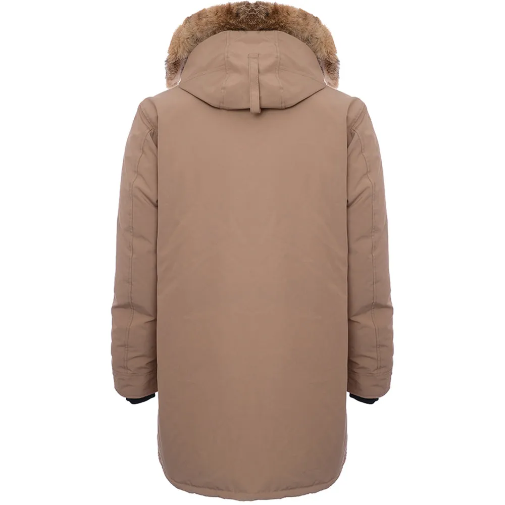 Mens Canada Goose Langford Parka in Brown