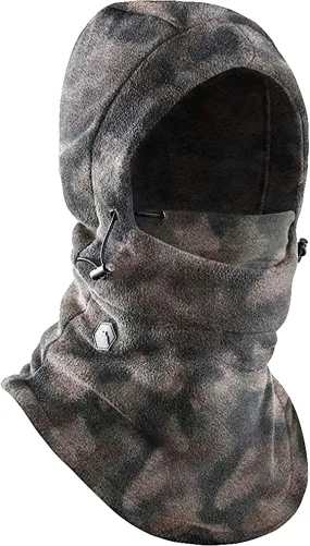 Men's Heavyweight Fleece Camo Winter Face Mask Cover