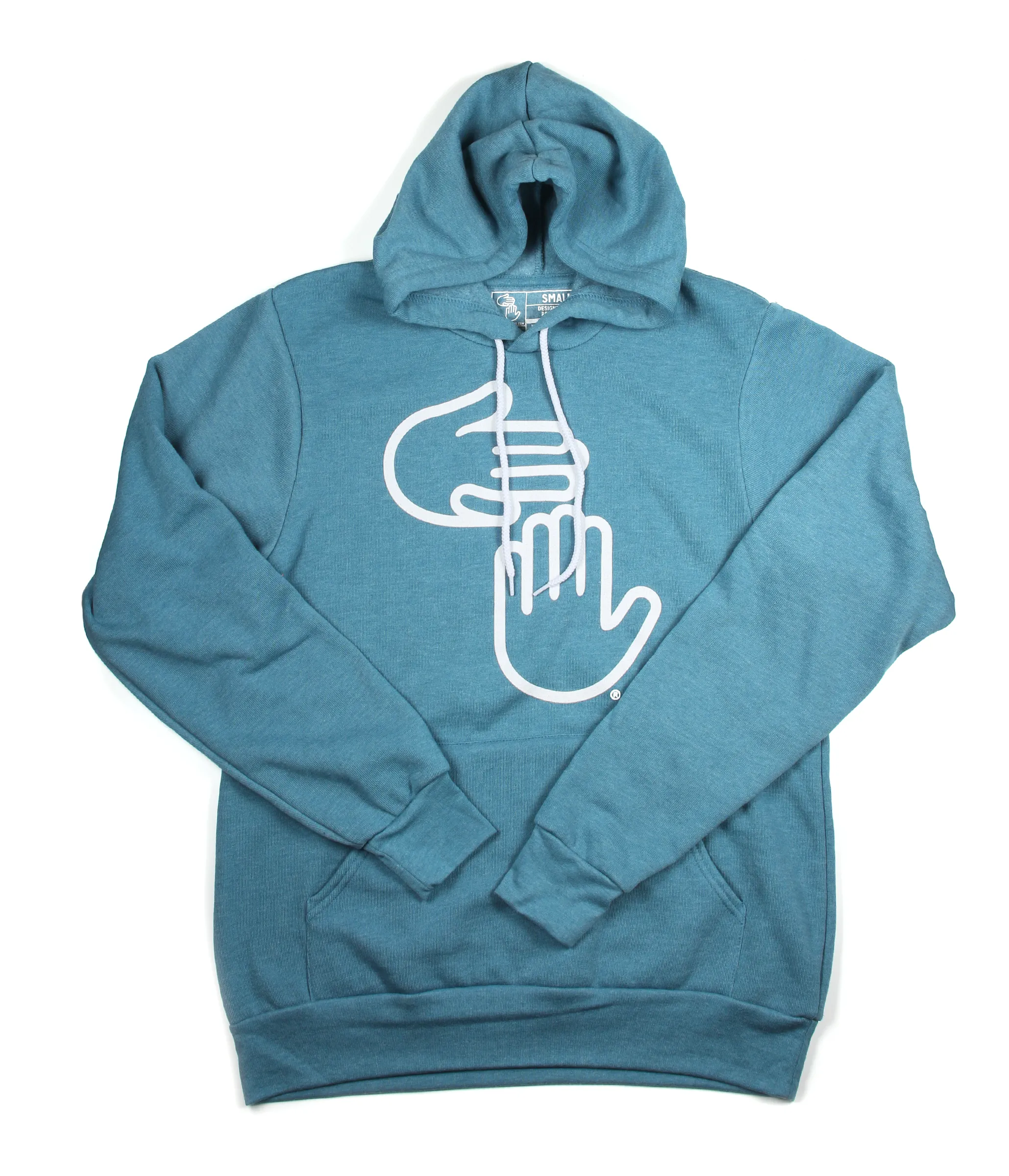 Michigan Hands Pullover Hoodie (Teal)