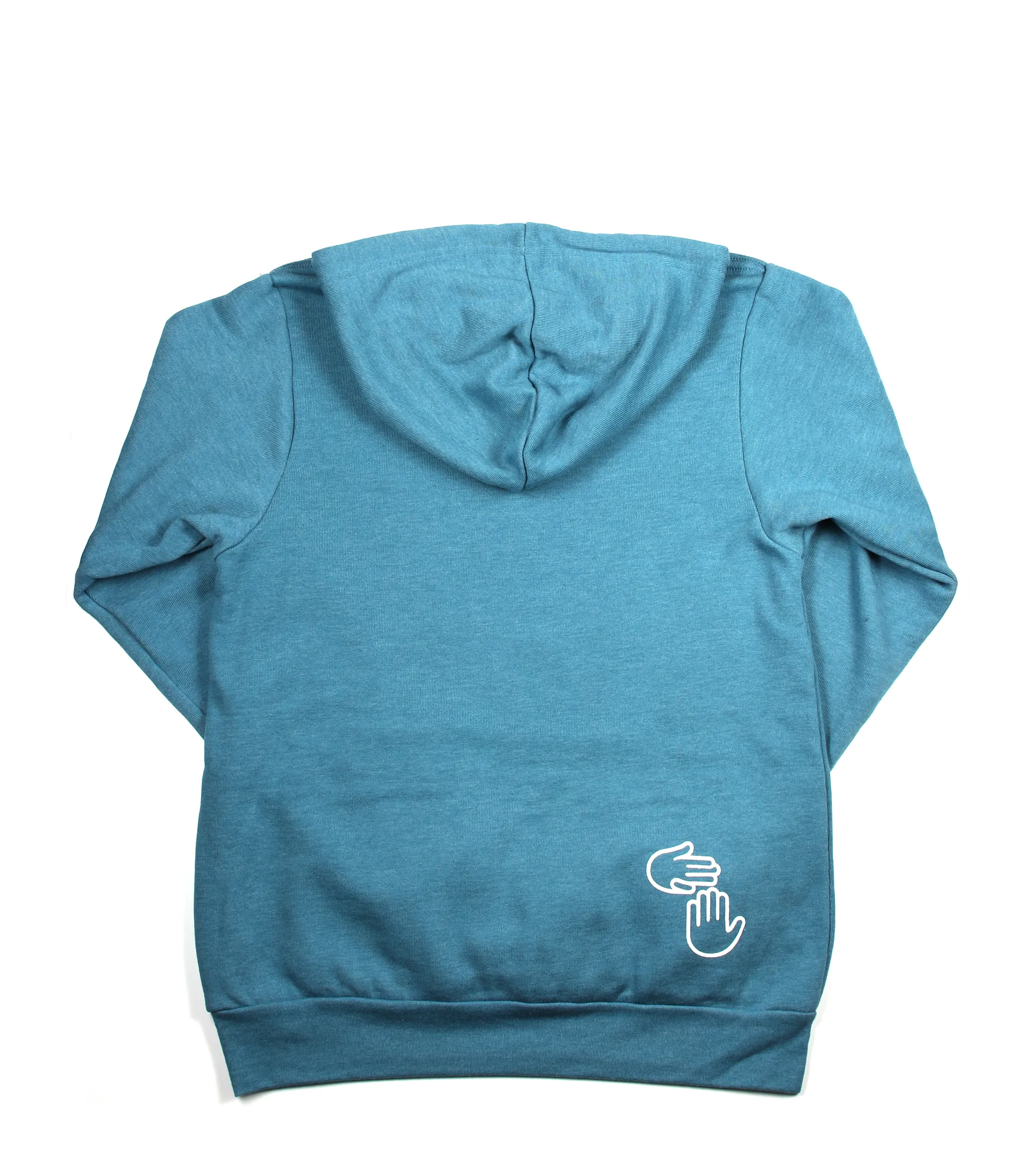 Michigan Hands Pullover Hoodie (Teal)