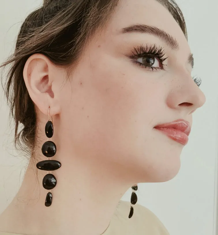 Mid Century Modern Sculpture Earrings