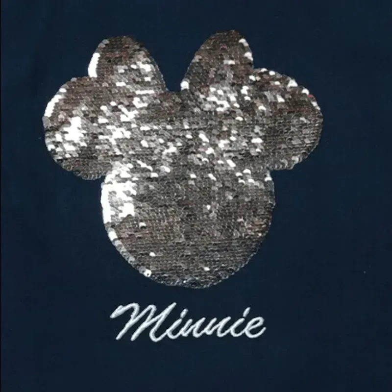 Minnie Mouse Sequinned Round-Neck T-shirt