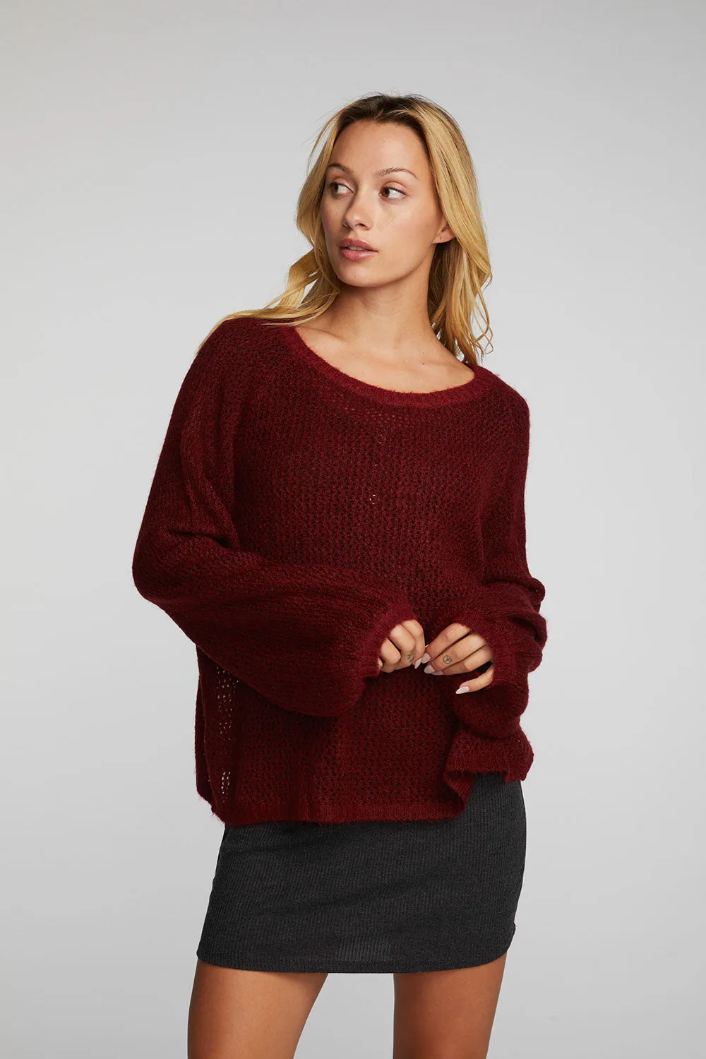 Mohair Sweater Knit Belle Pullover