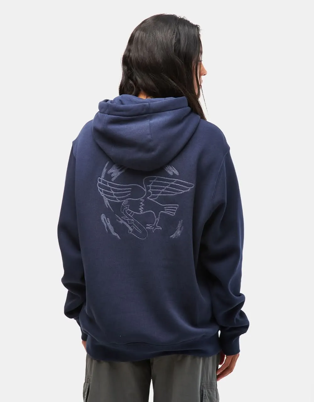 Nike SB 'Team USA' Skate Pullover Hoodie - Obsidian/White