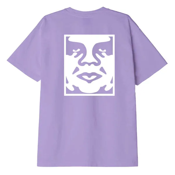 Obey Bold Icon Heavyweight T-Shirt - Digital Lavender