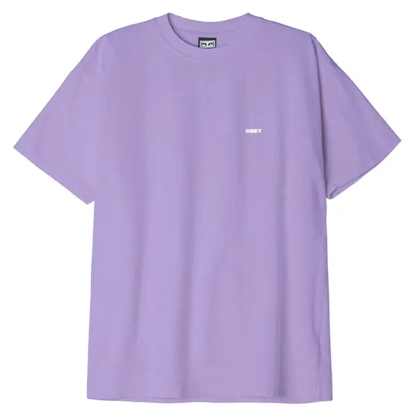 Obey Bold Icon Heavyweight T-Shirt - Digital Lavender