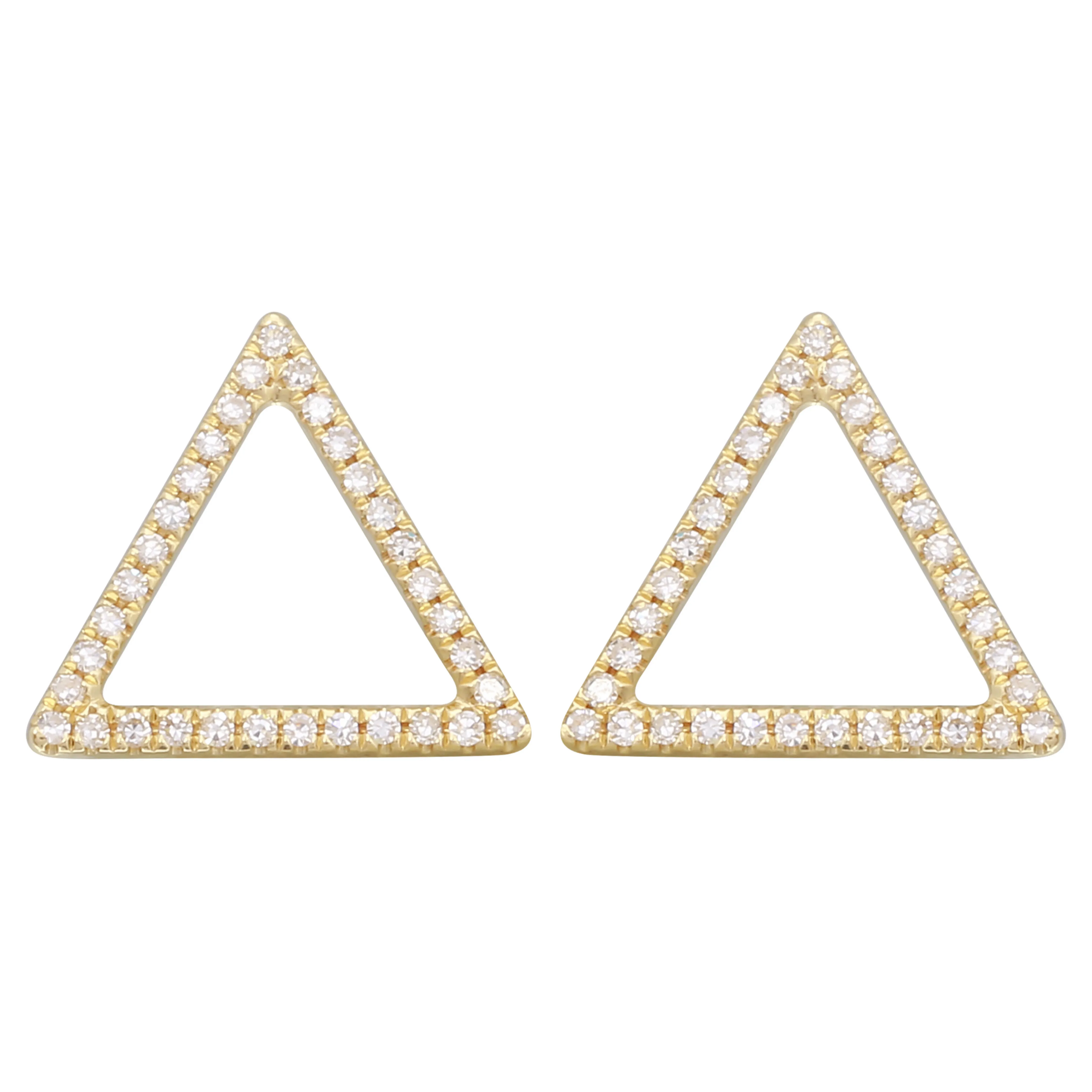 Open Triangle Studs