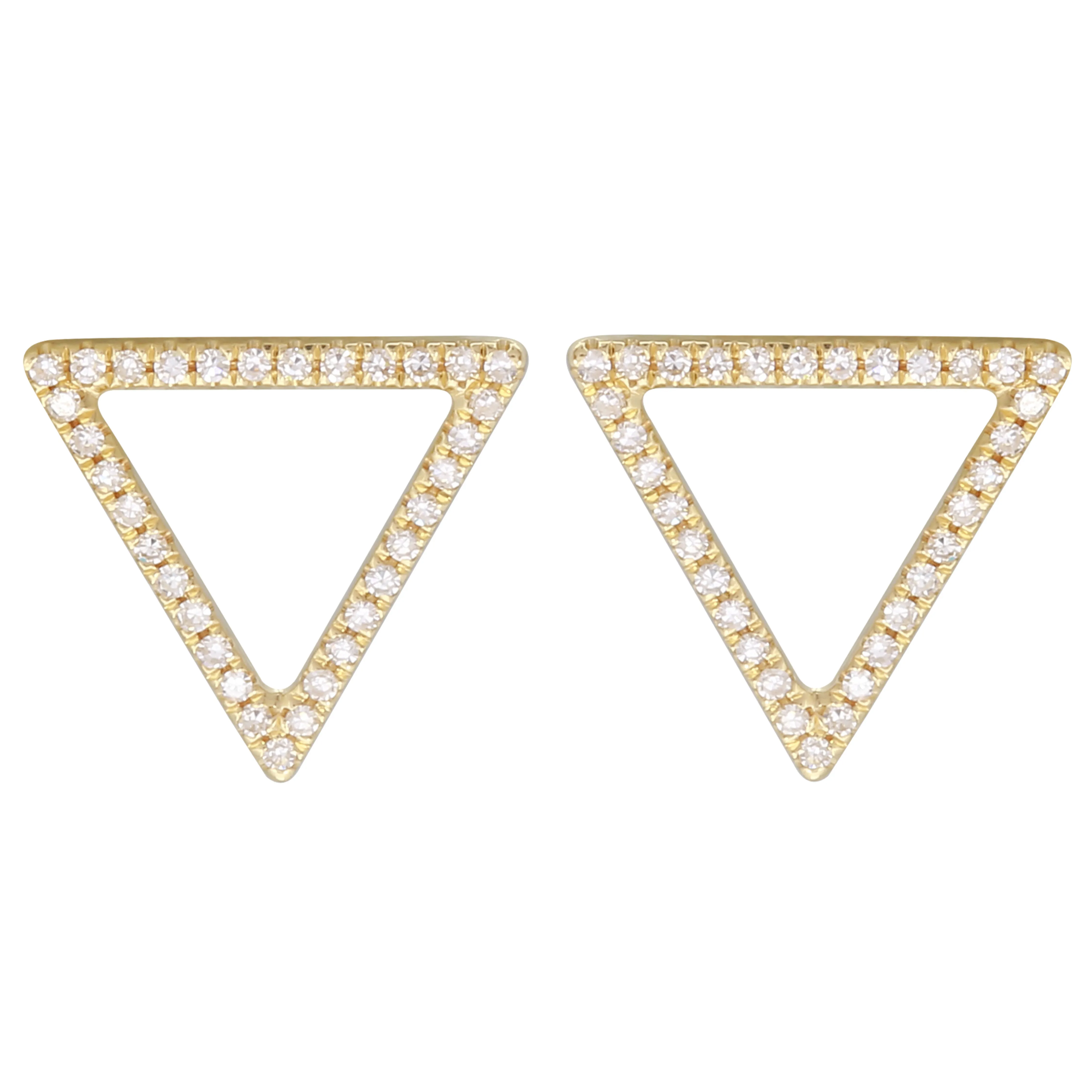 Open Triangle Studs