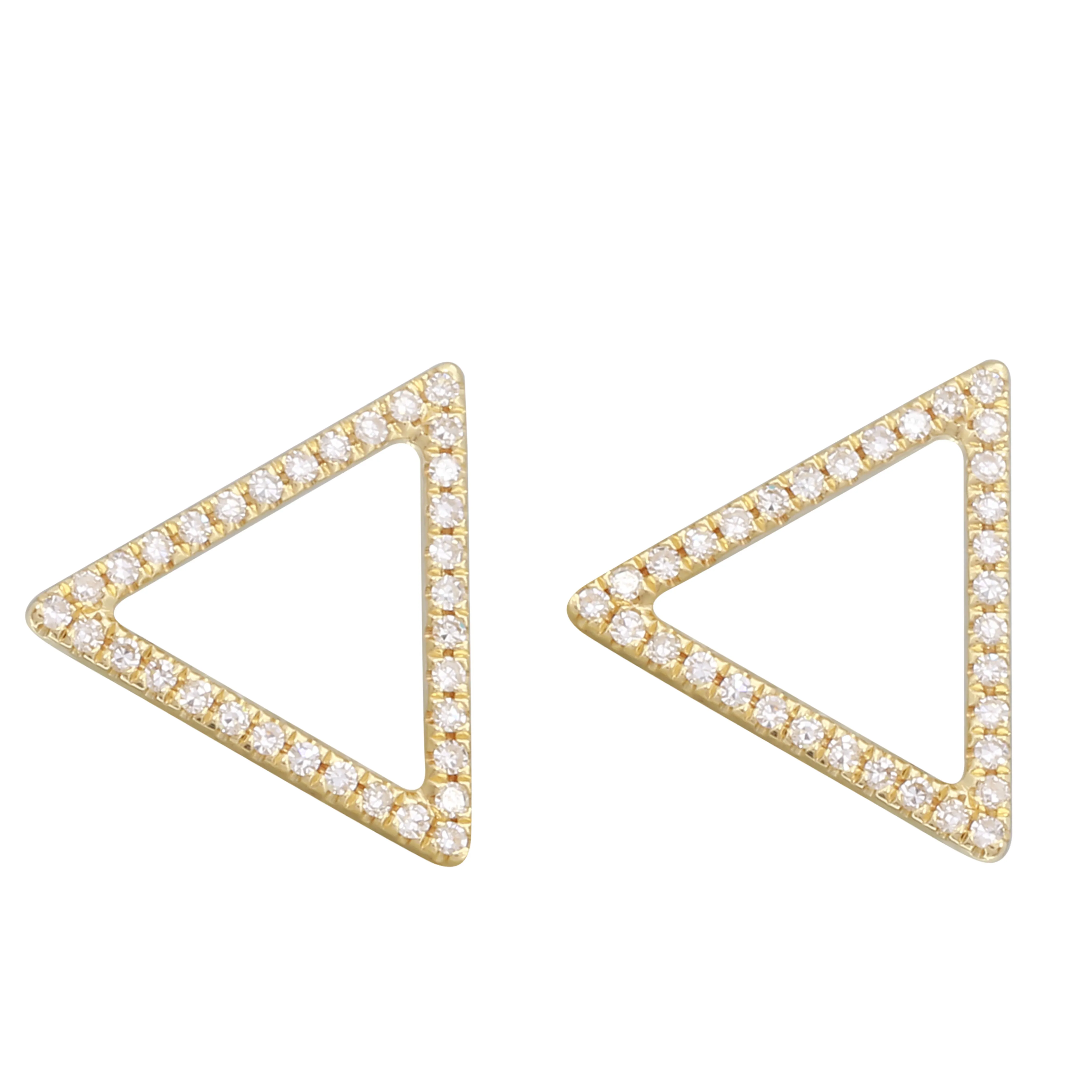 Open Triangle Studs