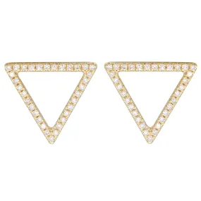 Open Triangle Studs