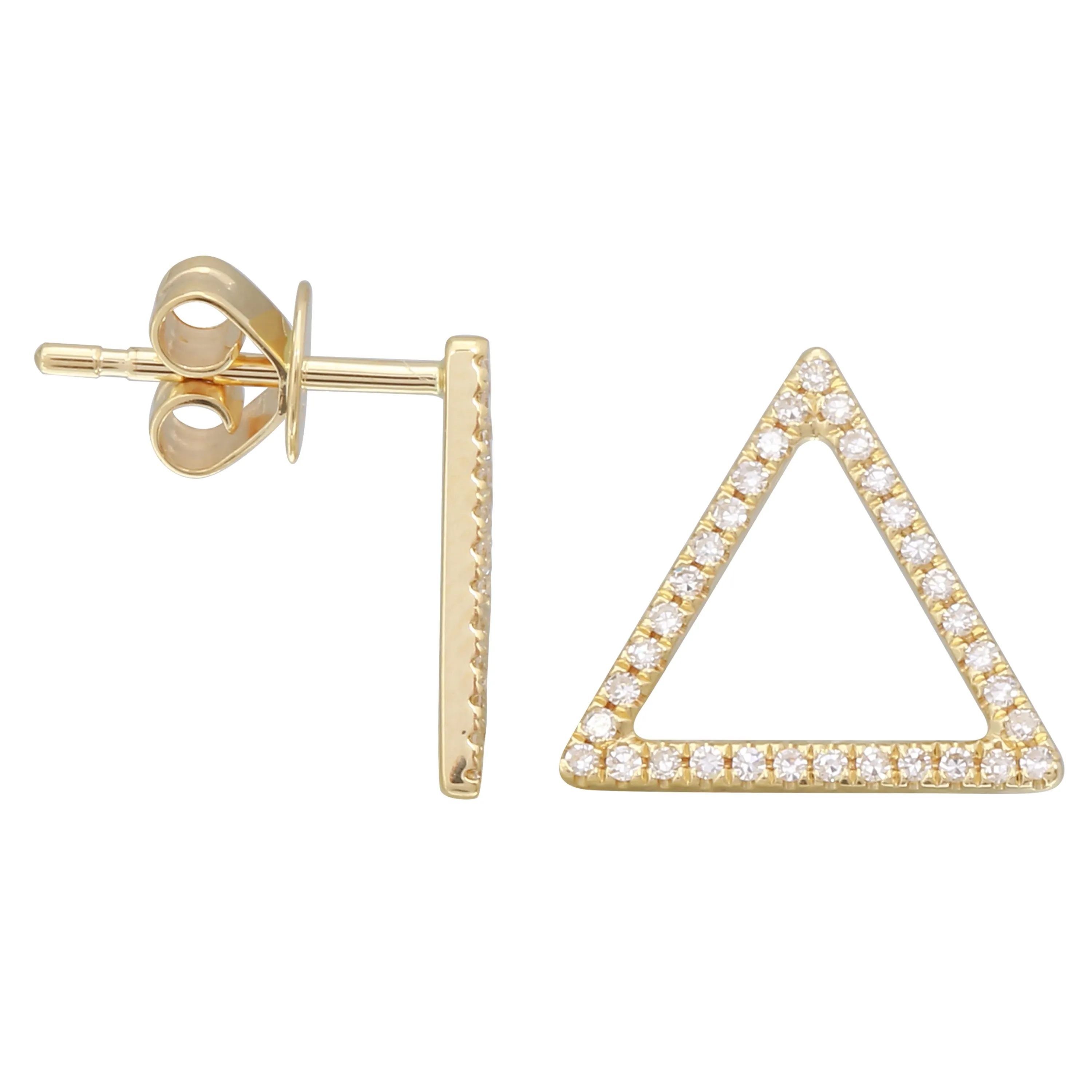 Open Triangle Studs