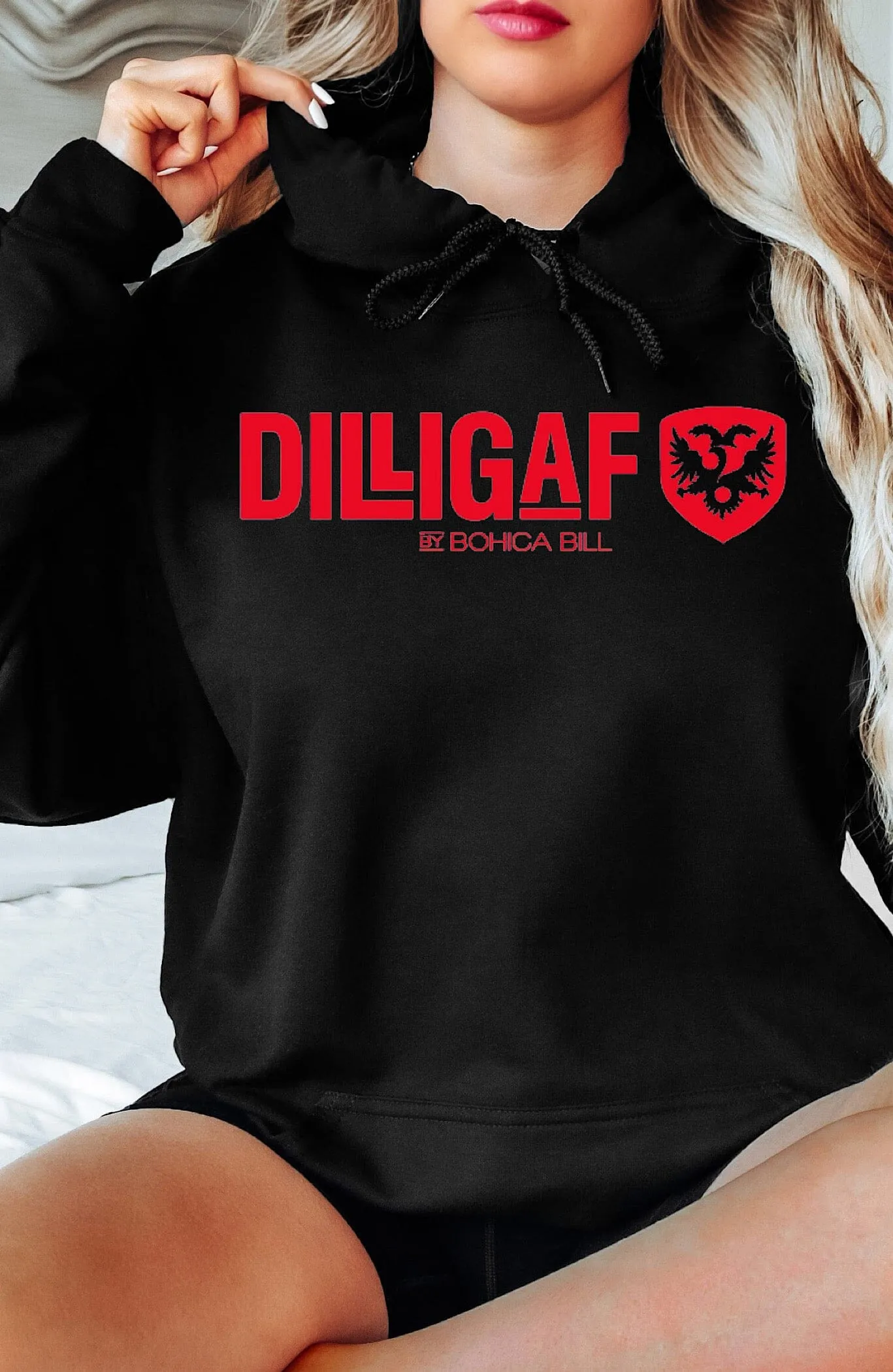 Our Dilligaf Classic Neon Pullover Hoody