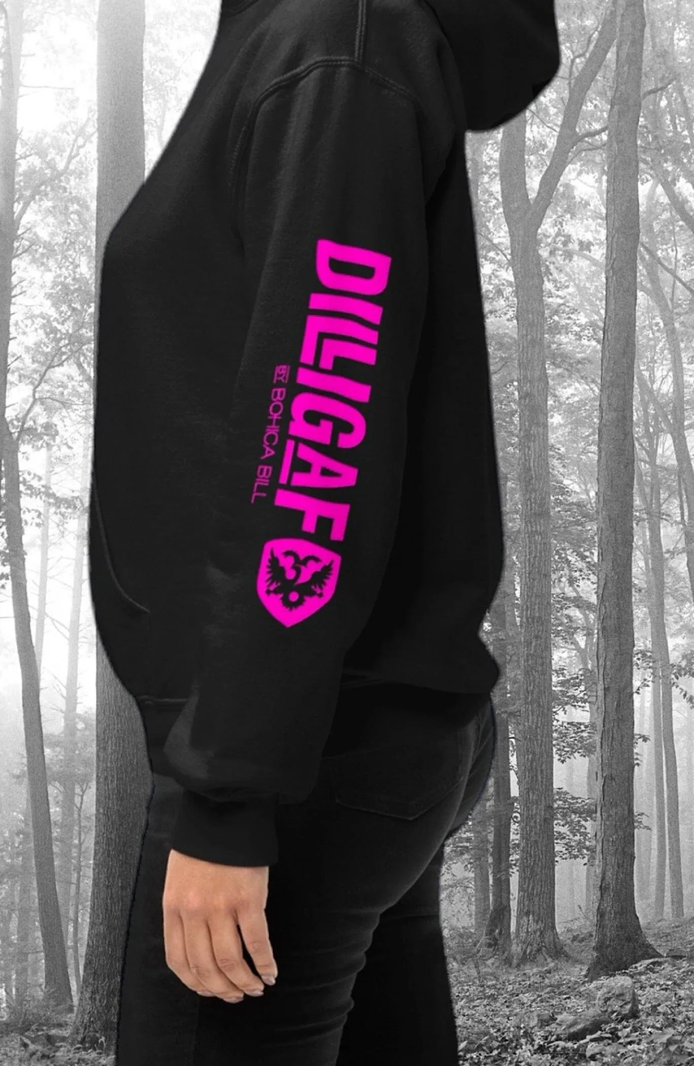 Our Dilligaf Classic Neon Pullover Hoody